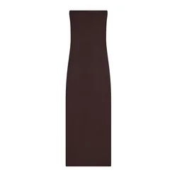 Bershka Obleka čokolada