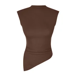 TRENDYOLMILLA ženska bluza Twoss24Bz00534, Smeđa