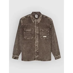 Element Relax Printed Cord Shirt stone gray