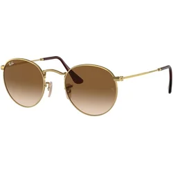 Ray-Ban Round RB3447 001/51 L (50) Zlata/Rjava