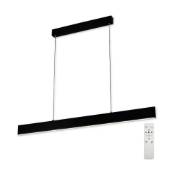Top Light - LED prigušiva luster na sajli LED/30W/230V crna + daljinski upravljač