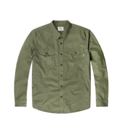 Srajca Vintage Industries Boston, temno olivna