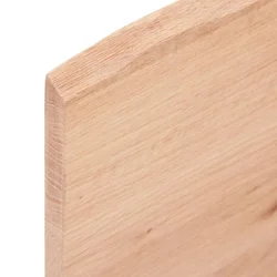Stolna ploča svjetlosmeđa 80 x 60 x 2 cm od obrađene hrastovine