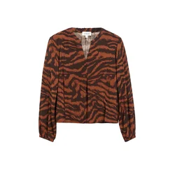s.Oliver Bluza temno rjava/mandarina