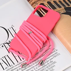 Maska za iPhone 13 Pro Max 6.7 Crossbody, Roze