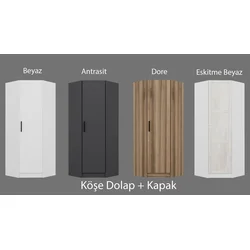 Hanah Home Garderober Kale, 74x190x52 cm, Beli