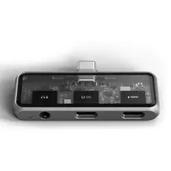 Satechi Mobile XR Hub with dual USB-C and Audio - Space Gray