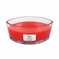 WoodWick Mirišljava sveća Crimson Berries Elipse, Crvena