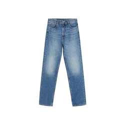 Bershka Kavbojke moder denim