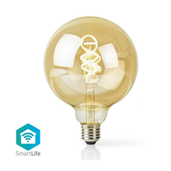 Nedis WIFILRT10G125 - LED prigušiva sijalica E27/4,9W/230V Wi-Fi 1800-6500K