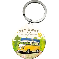 NOSTALGIC ART Privezak za ključeve VW Bulli-Lets Get Away
