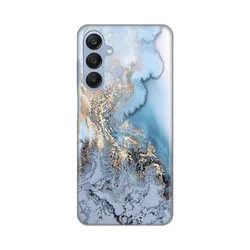 Maska Silikonska Print za Samsung A256B Galaxy A25 5G Blue Gold Marble