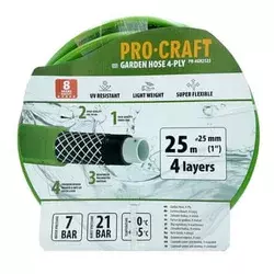 Procraft Zelena vrtna cev PR-4GH2525