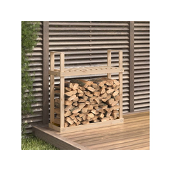 Stalak za drva za ogrjev 110 x 35 x 108,5 od masivne borovine