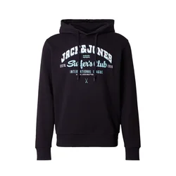 JACK & JONES Majica LOGO črna