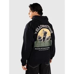 Dravus Yellowstone moški pulover s kapuco black