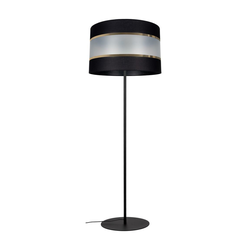 Podna lampa CORAL 1xE27/60W/230V crna