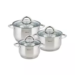 KINGHOFF KH4446 SET ŠERPI 1/3 INOX 6 DELOVA