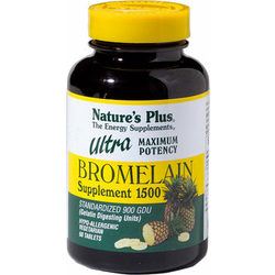 Natures Plus Ultra Bromelain - 60 tabl.