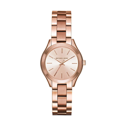 Ročna ura Michael Kors Mini Slim Runway MK3513 Rose Gold/Rose Gold