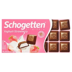 SCHOGETTEN Čokolada jagoda i jogurt, 100g