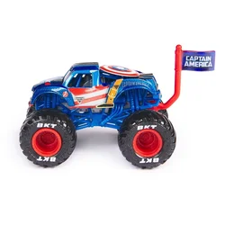 Monster Jam Marvel Captain America monster truck 1:64 (6071333)