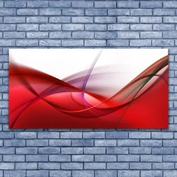 tulup.si Slika na steklu Abstrakcija graphics 140x70 cm 2 obešalnika