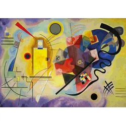KS Games - Puzzle Kandinski: Rumeno Rdeče Modro - 1 500 kosov
