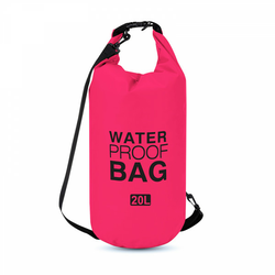 Vodootporna torba Dry Bag 20L pink