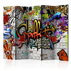 artgeist Paravan Colourful Style I, 5-Delni, Enostranski