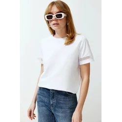 Trendyol Milla Ženska majica TWOSS24TS00048, Bela