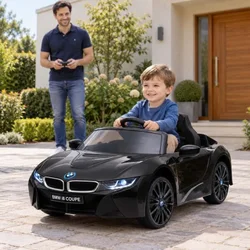 Dečiji automobil na akumulator BMW i8 Concept Crni (12V) ( SM-26402CC )