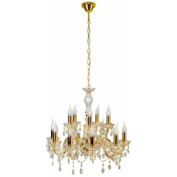 Maria Teresa Viseća Lampa 12X40W E14 Gold