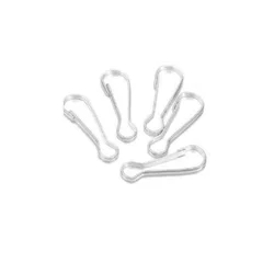 zatvarač karabinjer kao za kljuceve 16 mm srebro