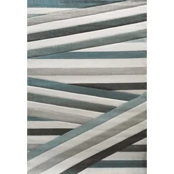 Tepih Ekol Diamond 140x200cm, krem/plava