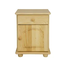 eoshop Nočna omarica SN104, 42x55x35, bor, prava (barva lesa: oreh)