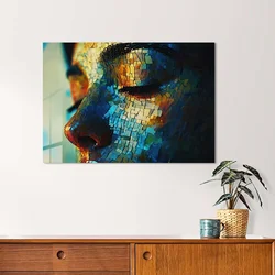 Wallity Dekorativna slika na kaljenom staklu, 30x40cm, Šarena