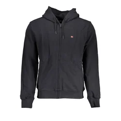 NAPAPIJRI MEN'S BLACK ZIP SWEATSHIRT