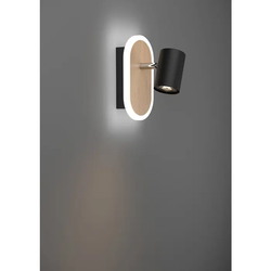 Eglo 901631 - LED zidni spot RIMBOCCHI LED/7W/230V braon/crna