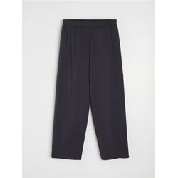 Sinsay - Barrel-leg pantalone sa dodatkom viskoze i šavovima - steel blue