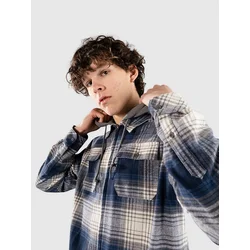 Empyre Browser Hooded Flannel Shirt navy