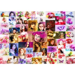 Grafika - Puzzle Collage - Women 1500 - 1 500 kosov