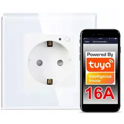 shumee Stenska vtičnica 16A WiFi TUYA RTX Merjenje energije