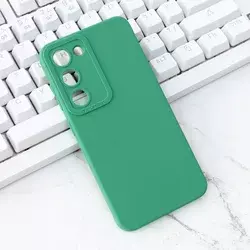 TERACELL Maska za Samsung S911 Galaxy S23 5G Silikon Pro Camera zimzelena