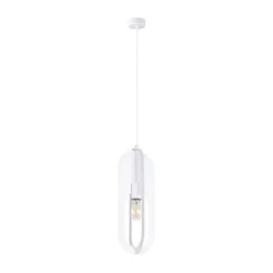Sollux SL.1360 - Luster na sajli NICUS 1xE27/15W/230V bela