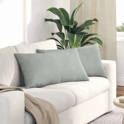 Jastučići za sofu 2 pcs Svijetlo siva 80 x 40 cm
