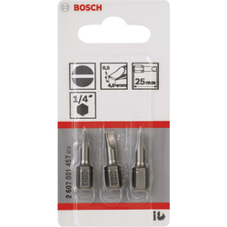 Bosch Bit Extra-Hard S 2607001457, 0.5x4.0, 25mm