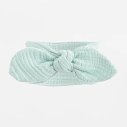 Dojčenska muslinasta trakica New Baby Feeling v barvi žajblja 0m