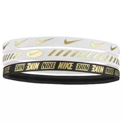 Naglavni trakovi Nike 3-pack bela barva