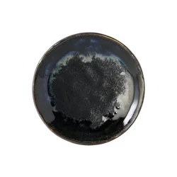 Plitvi krožnik MATT BLACK MIJ 13,5 cm črn